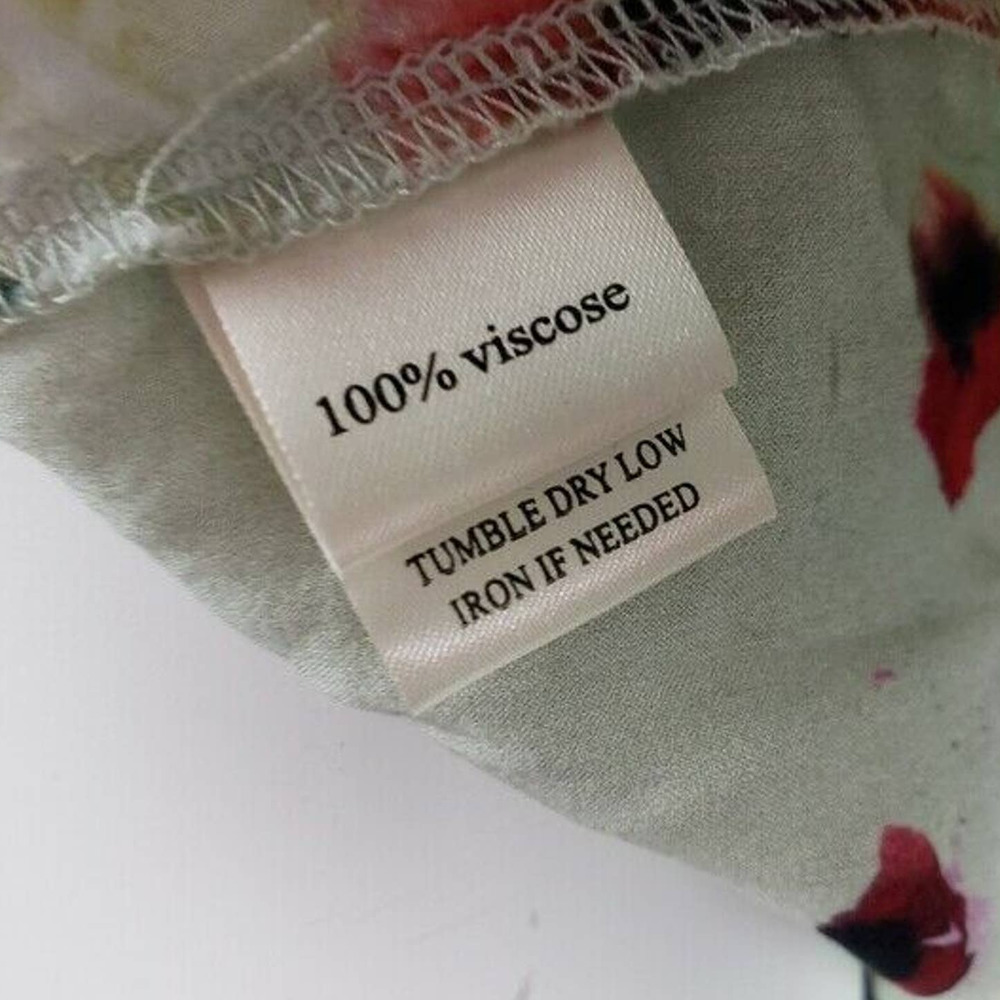 Dylan Tunic Kimono Sleeve Top Smocked Waist Oversize Floral Print Small - Picture 12 of 12